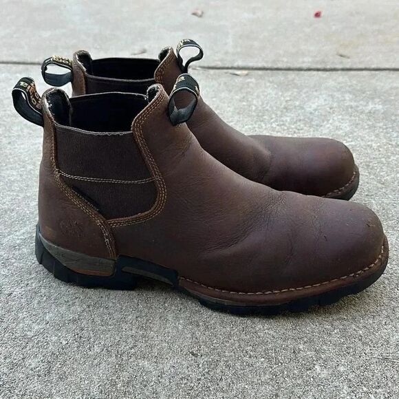 Georgia Boot Eagle One Waterproof Chelsea Work Boot - Picture 1 of 13